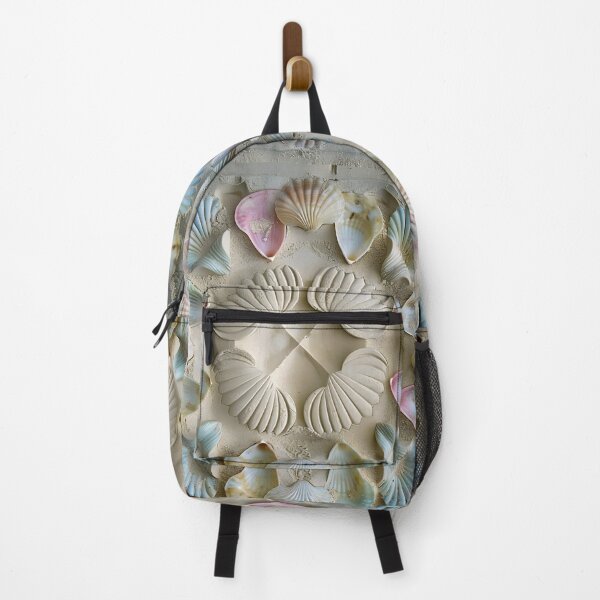 Item preview, seashell beach decorative design print designed and sold by dcrc.