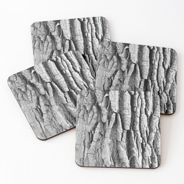 Item preview, Black and white bark of a tree trunk designed and sold by KRFNatureGifts.