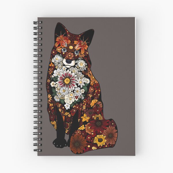 Artikelvorschau, Blumenfuchs entworfen und verkauft von Moon Dog Art.