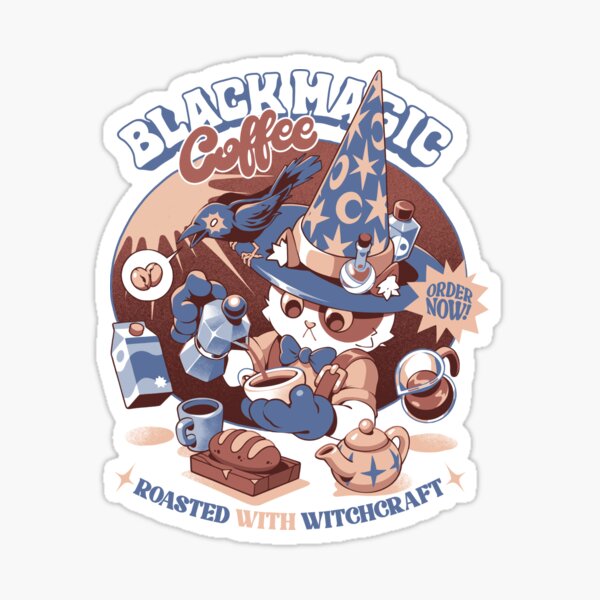 Item preview, Black Magic Coffee - White designed and sold by Ilustrata®.