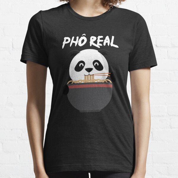 Item preview, Cute Pho Real Noodle Panda designed and sold by PrintPress.