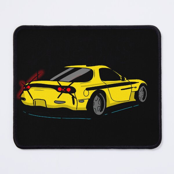 Item preview, Yellow Rx7 JDM Dreams designed and sold by MonkiFlipp.
