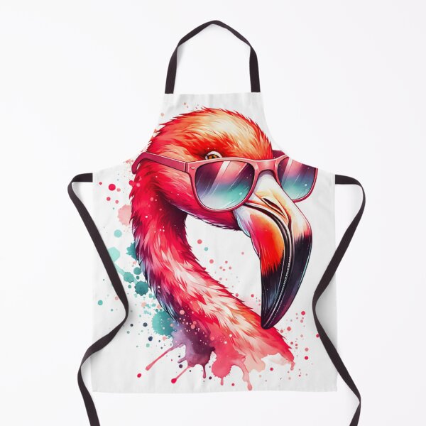 Artikelvorschau, Aquarell-Flamingo mit Sonnenbrille entworfen und verkauft von TheAnimalZ00.