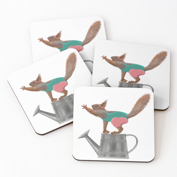 Item preview, Squirrel yoga designed and sold by Ekaterina Khozatskaya.