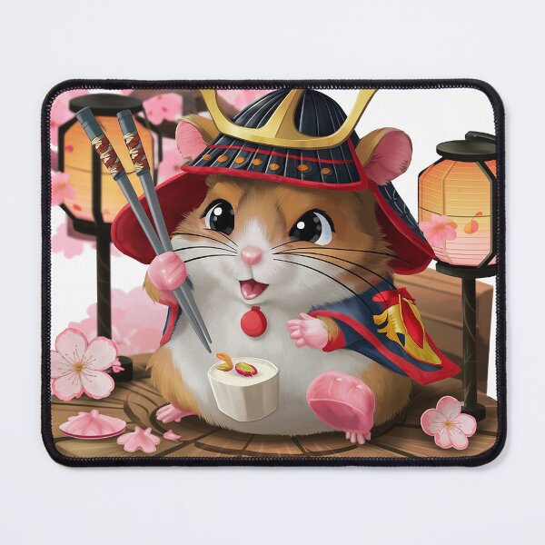 Item preview, Cute Japanese Hamster Samurai designed and sold by Norbert33.
