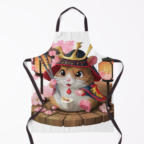 Item preview, Cute Japanese Hamster Samurai designed and sold by Norbert33.
