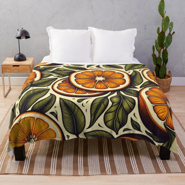 Item preview, Fresh Oranges Cut in Half Pattern designed and sold by No1Equestrian.