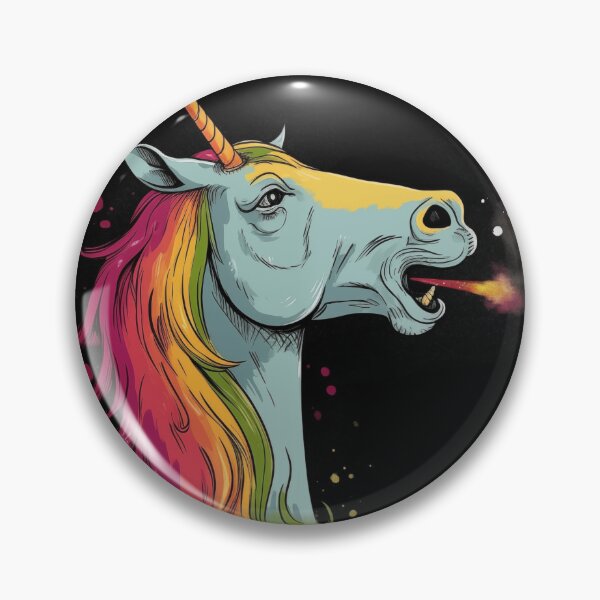 Item preview, unicorn spits out flames of fire designed and sold by TIA-shop.