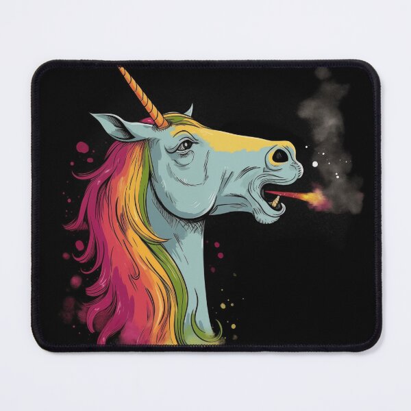 Item preview, unicorn spits out flames of fire designed and sold by TIA-shop.