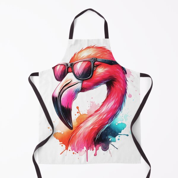 Artikelvorschau, Aquarell-Flamingo mit Sonnenbrille entworfen und verkauft von TheAnimalZ00.