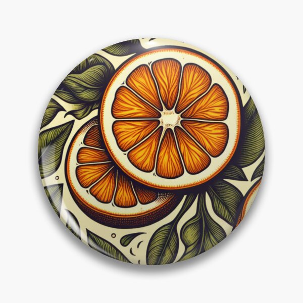Item preview, Fresh Oranges Cut in Half Pattern designed and sold by No1Equestrian.