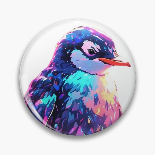 Item preview, Penguin vibrant colours retro groovy  designed and sold by LevCreates.