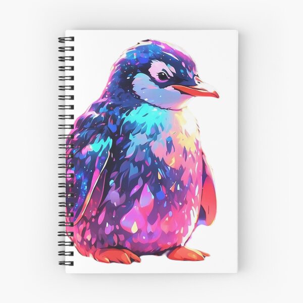 Item preview, Penguin vibrant colours retro groovy  designed and sold by LevCreates.