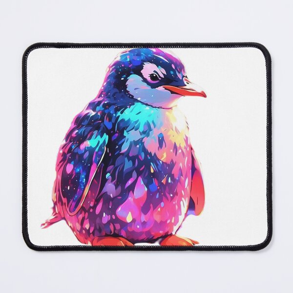 Item preview, Penguin vibrant colours retro groovy designed and sold by LevCreates.