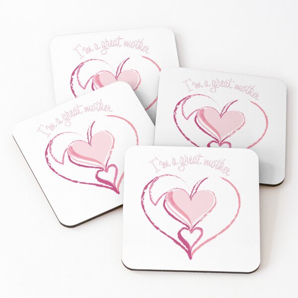 Item preview, Mothers day design, pink heart designed and sold by Davimonst.