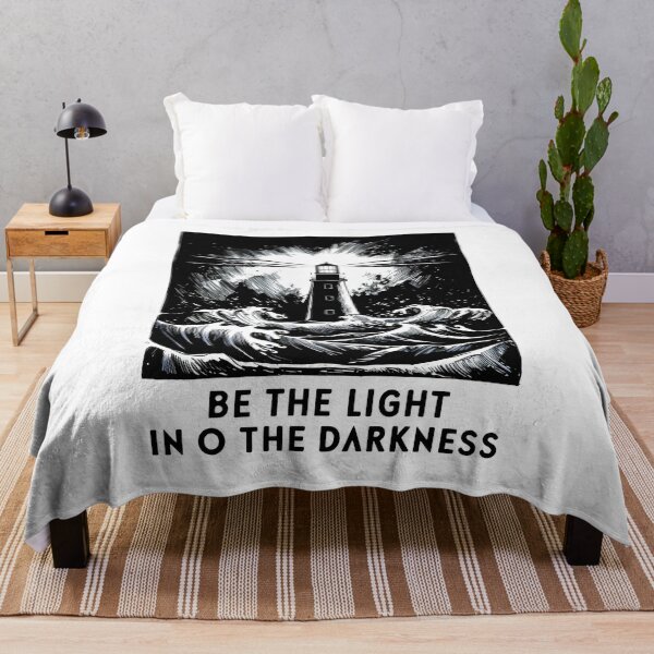 Item preview, lighthouse " Be the light in the darkness" designed and sold by Firas Aljazzar.