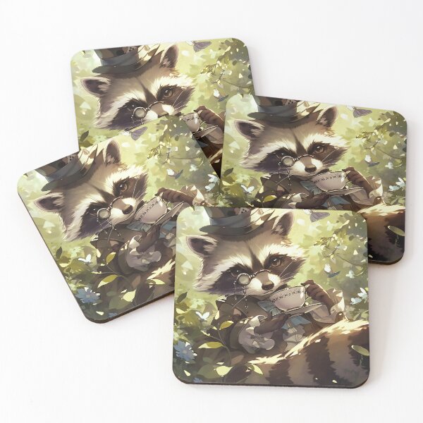Item preview, Sir Raccoon's Afternoon Tea designed and sold by MadeByHaresShop.