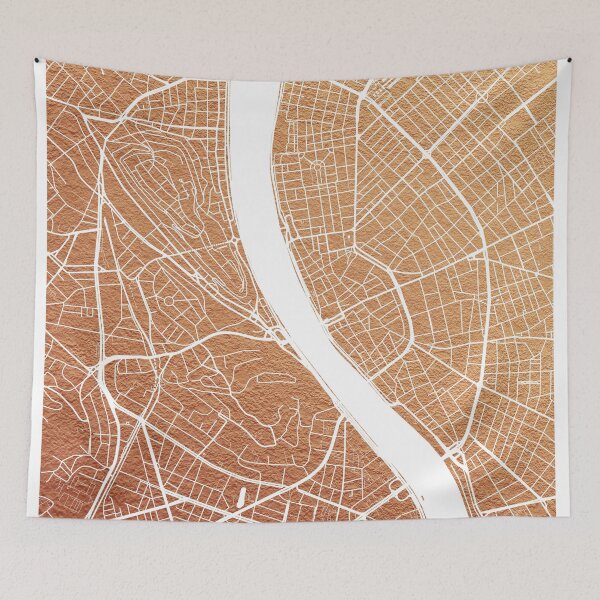 Item preview, Budapest map designed and sold by dairinne.