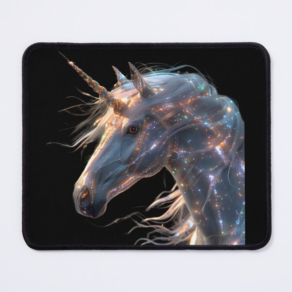 Item preview, Rainbow Enchantment: The Holographic Unicorn designed and sold by AI-Only Creations.