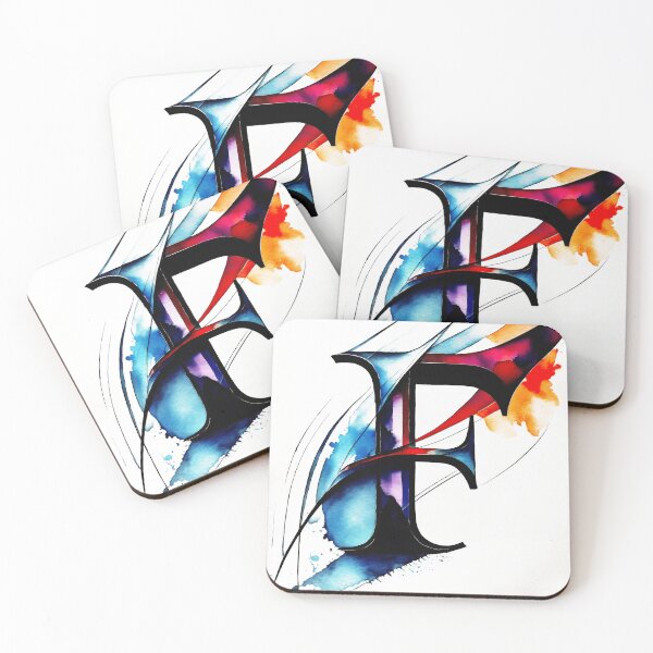 Item preview, Alphabet artistic painting Letter F designed and sold by dkl4u.