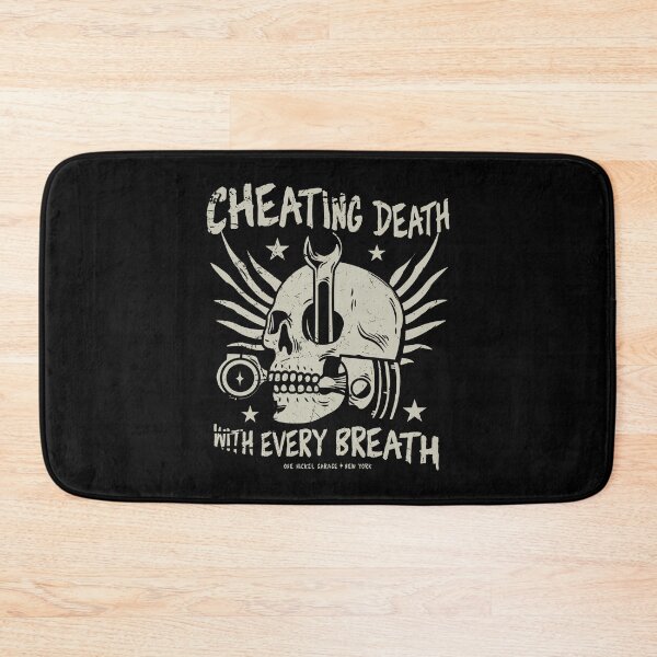 Item preview, One Nickel Garage / Cheating Death With Every Breath T-Shirt designed and sold by TheKellyNickels.