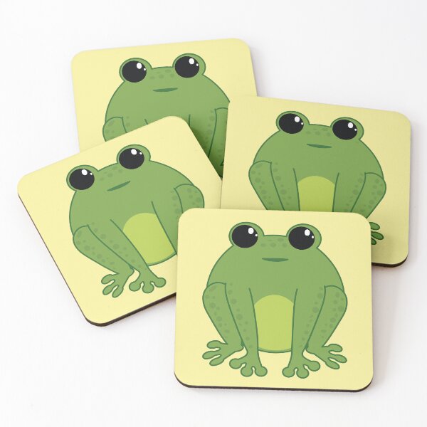 Item preview, Funny green cartoon cute thick frog designed and sold by NataliaVVV.
