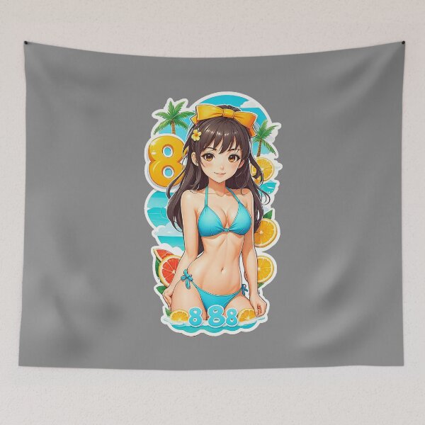 Item preview, Summer Beautiful Anime Girl 888. designed and sold by Giulivo Store Graphic.