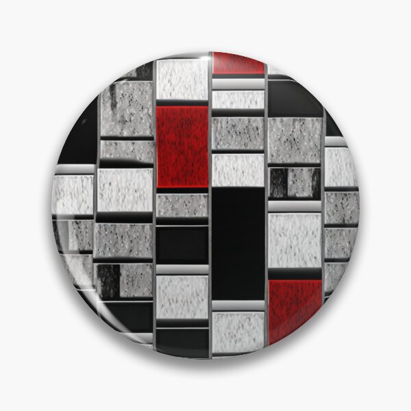Item preview, Fantasy pattern geometric boxes black white gray designed and sold by G-M-Designs.