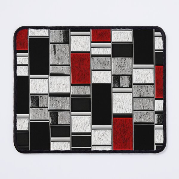 Item preview, Fantasy pattern geometric boxes black white gray designed and sold by G-M-Designs.