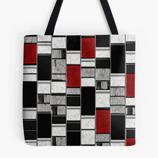 Item preview, Fantasy pattern geometric boxes black white gray designed and sold by G-M-Designs.