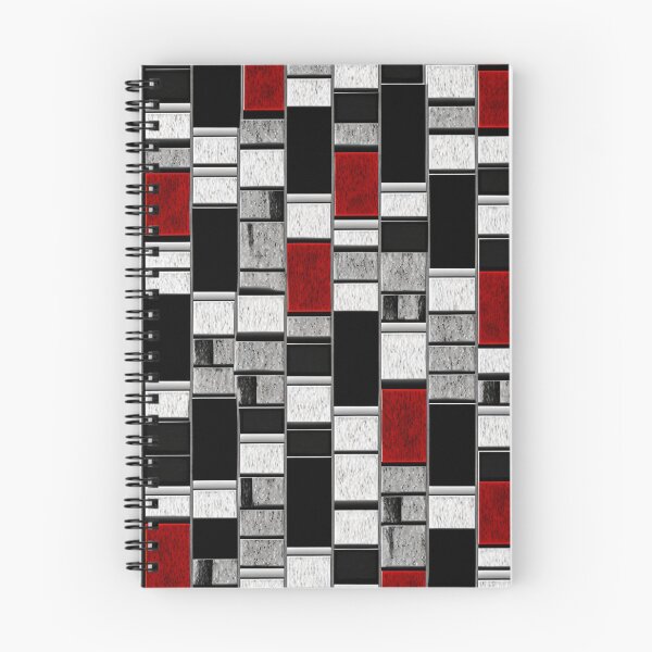 Item preview, Fantasy pattern geometric boxes black white gray designed and sold by G-M-Designs.