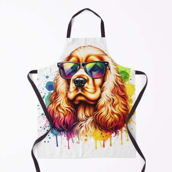Item preview, Watercolor English Cocker Spaniel Wearing Sunglasses designed and sold by TheAnimalZ00.