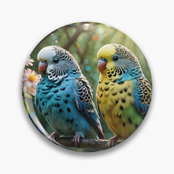 Item preview, Two little budgies designed and sold by LilithsDesires.