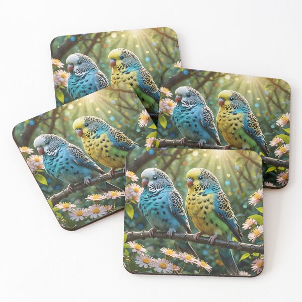 Item preview, Two little budgies designed and sold by LilithsDesires.