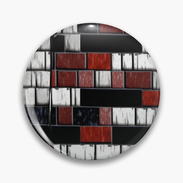 Item preview, Fantasy pattern geometric boxes black white red gray designed and sold by G-M-Designs.