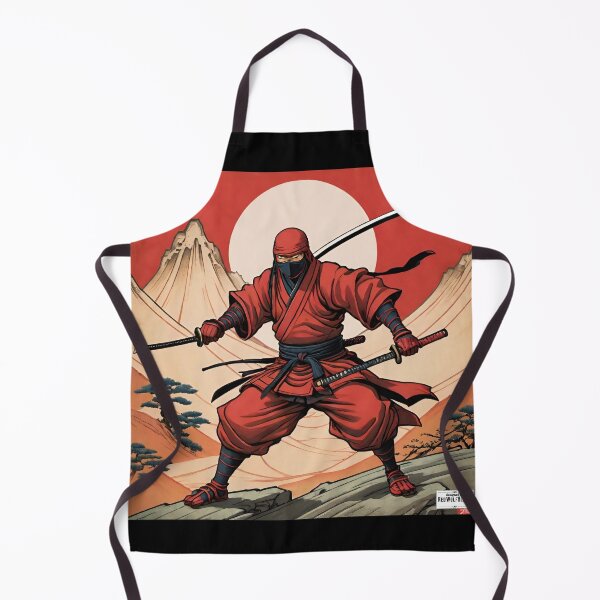 Item preview, Ninja red Japan style 9 designed and sold by RedWolfDisigne.