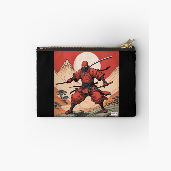 Item preview, Ninja red Japan style 9 designed and sold by RedWolfDisigne.
