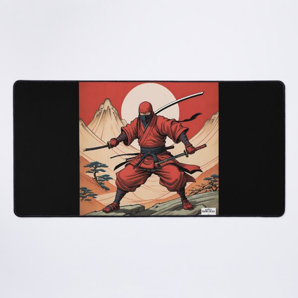 Item preview, Ninja red Japan style 9 designed and sold by RedWolfDisigne.