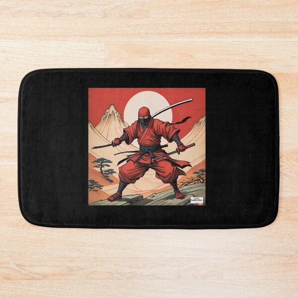 Item preview, Ninja red Japan style 9 designed and sold by RedWolfDisigne.