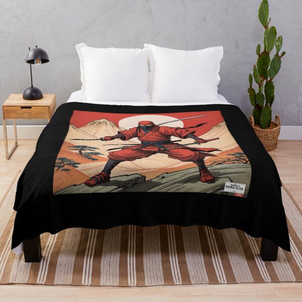Item preview, Ninja red Japan style 9 designed and sold by RedWolfDisigne.