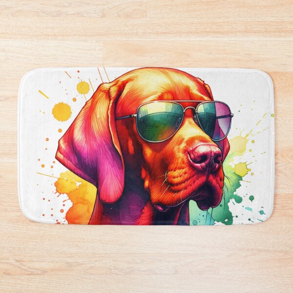 Item preview, Watercolor Viszla Wearing Sunglasses designed and sold by TheAnimalZ00.