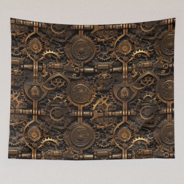 Item preview, Metal Mechanism Industrial Wall Decor designed and sold by Magnuna.