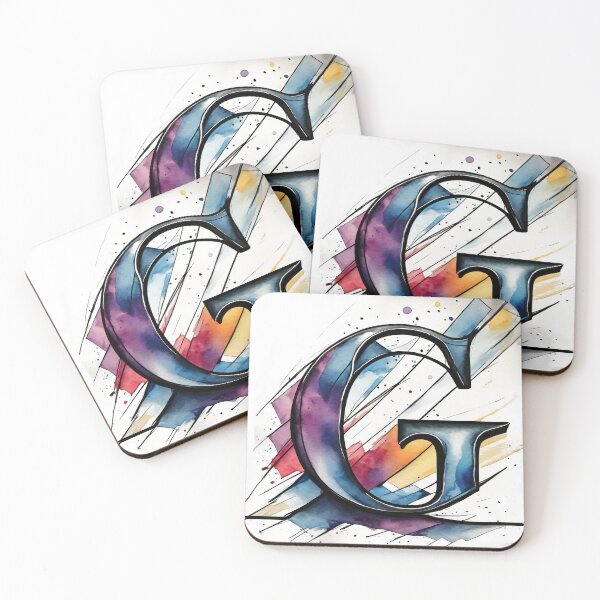 Item preview, Alphabet artistic painting Letter G designed and sold by dkl4u.