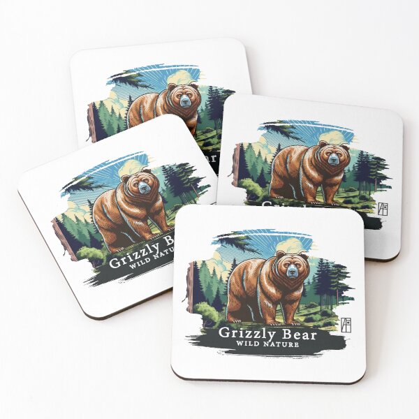 Item preview, Grizzly Bear - WILD NATURE - GRIZZLY -2 designed and sold by ArtProjectShop.