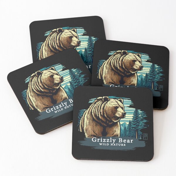 Item preview, Grizzly Bear - WILD NATURE - GRIZZLY -3 designed and sold by ArtProjectShop.