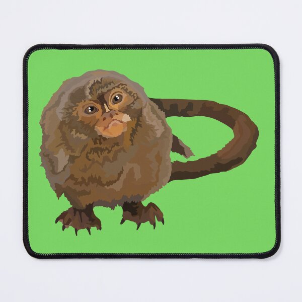 Item preview,  P is for Pygmy Marmoset,Pygmy Marmoset Illustration – Tiny and Adorable Tropical Primate Artwork designed and sold by PrettylittlepastelUk.