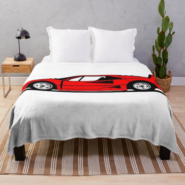 Item preview, Vector illustration of a stylish red Ferrari F40 sports car featuring modern automotive design designed and sold by Jerhus.