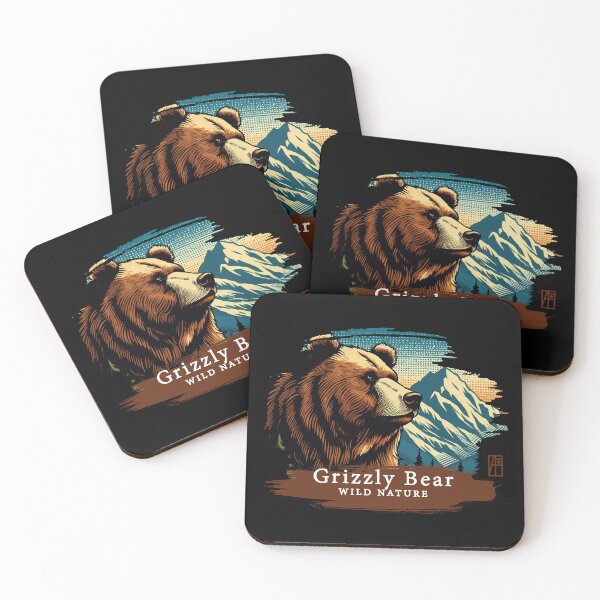 Item preview, Grizzly Bear - WILD NATURE - GRIZZLY -7 designed and sold by ArtProjectShop.