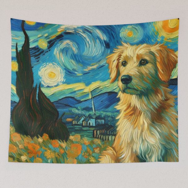Item preview, Vincent van gogh dog designed and sold by tipitoes.