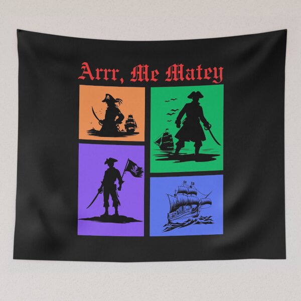 Item preview, Arrr Me Matey Pirates designed and sold by AlienOccupation.